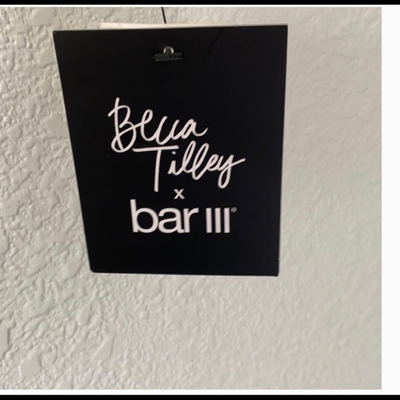 9. Becca Tilley Bar III Cowl Neck Striped Tan and Green Cropped Sweater - Picture 6 of 6